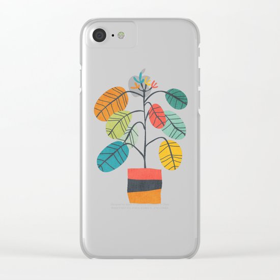 Potted plant 2 Clear iPhone Case