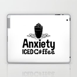 Mental Health Anxiety Iced Coffee Awareness Anxie Laptop Skin