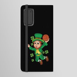 Leprechaun Basketball Shamrock St Patricks Day Android Wallet Case