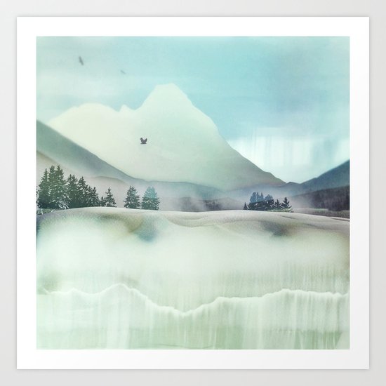 Winter Hunt Art Print