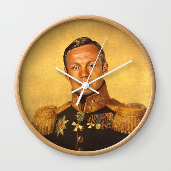 Neil Armstrong - replaceface Wall Clock