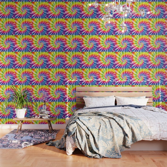 Rainbow Tie Dye #2 Wallpaper