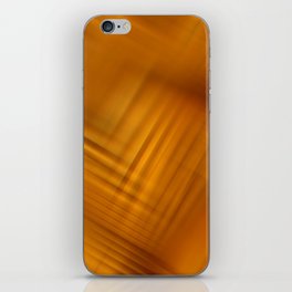 Orange brown Stripes iPhone Skin