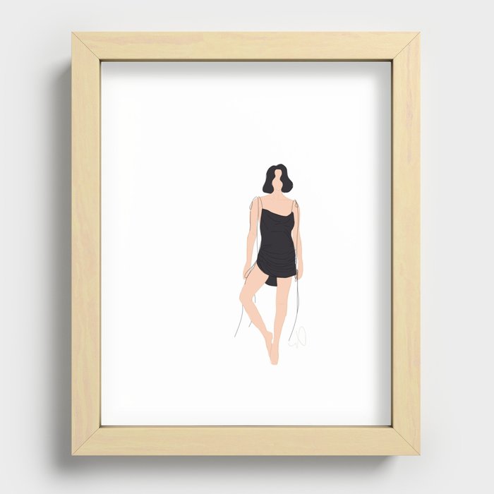 Party Girl Recessed Framed Print