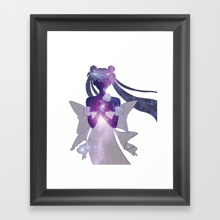 Princess Serenity - Purple Galaxy Framed Art Print