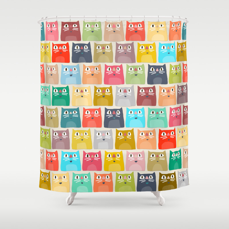 Cats Shower Curtains Society6