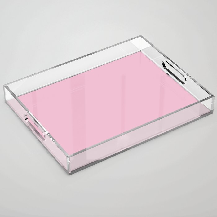 Cake Frosting Pink Acrylic Tray