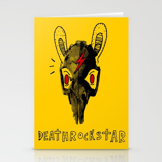 Rabitt Skull Stationery Cards