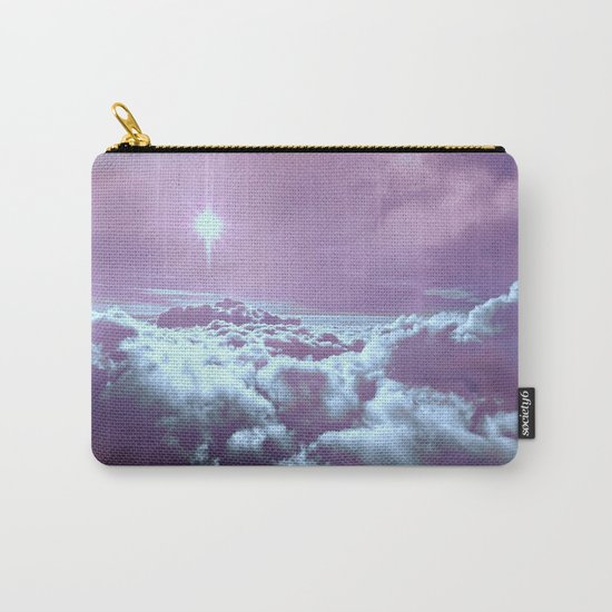 Mystic Clouds Lavender Aqua Carry-All Pouch