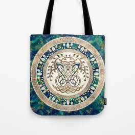 Butterfly and Tree of life Yggdrasil Tote Bag