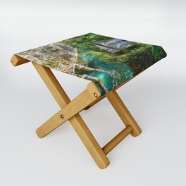 Mexico Photography - Cool Park With Clear Water Folding Stool