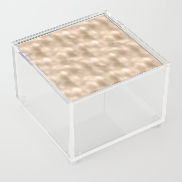 Glam Soft Gold Metallic Texture Acrylic Box