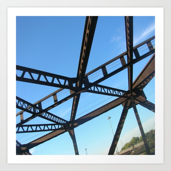 Bridge in Mpls Art Print