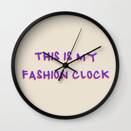 Fashion Darling Wall Clock