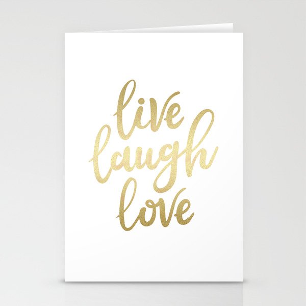 Live Laugh Love II Stationery Cards