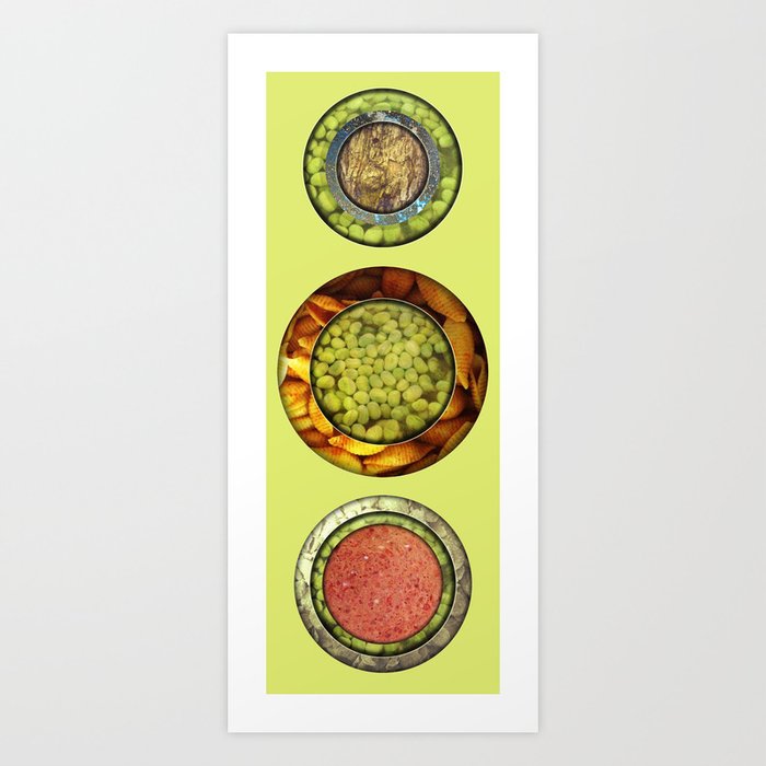 Food Mix Tris Art Print
