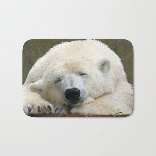 Polar Bear 003 Bath Mat