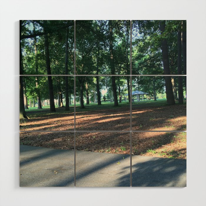 Park in the Forest Wood Wall Art