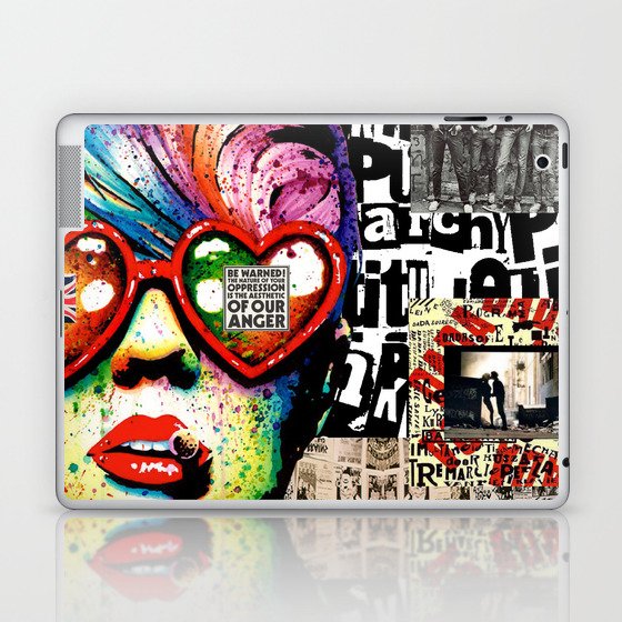 Punk Rock poster Laptop & iPad Skin