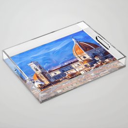 Florence Cathedral Acrylic Tray