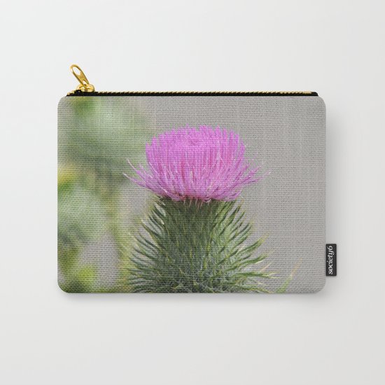 Thistle Bloom Carry-All Pouch