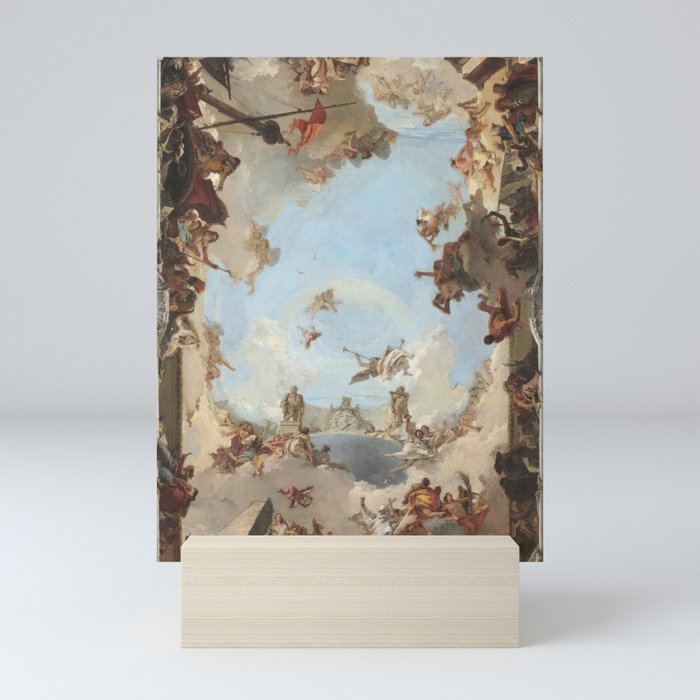 Renaissance Ceiling Painting Angels Cherubs Giovanni Battista Tiepolo Mini Art Print