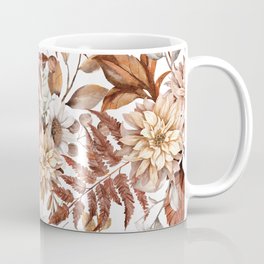 Vintage Autumn Floral Coffee Mug