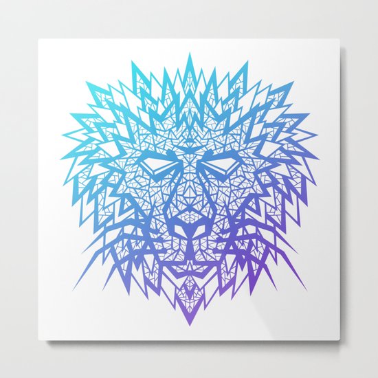 Heart of a Lion Metal Print