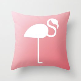 The Flamingo Throw Pillow