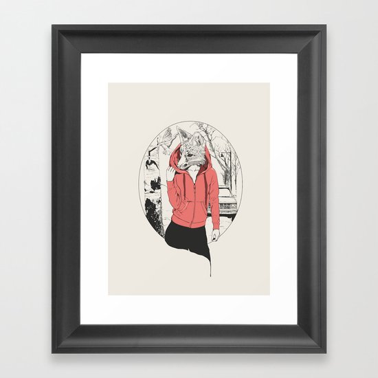 IN THE MORNING Framed Art Print