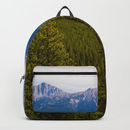 Collin Range as seen from the Palisades in Jasper National Park, Canada Backpack