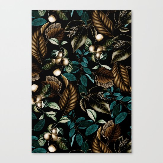 Tropical Night Canvas Print