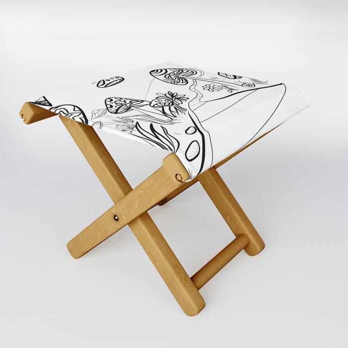 Mushroom World Intro Folding Stool