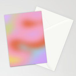 COLOR BLUR Stationery Card