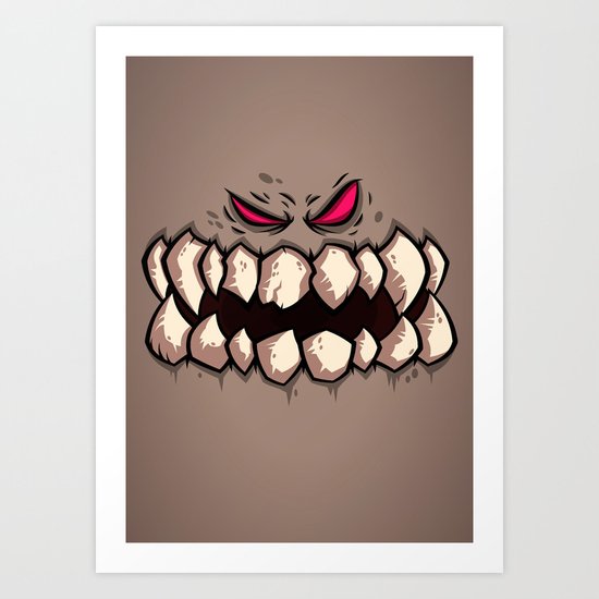 ANGRY Art Print