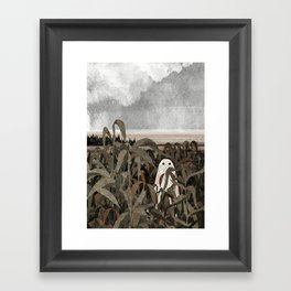 There's A Ghost in the Cornfield Again Framed Art Print