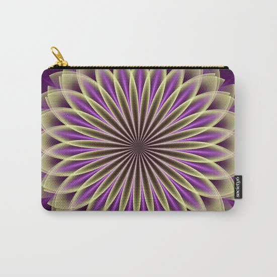 Magical geometric fantasy flower Carry-All Pouch