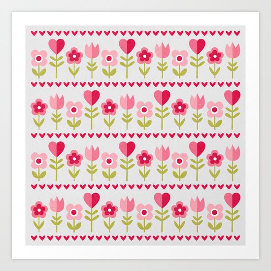 LOVE GARDEN Art Print
