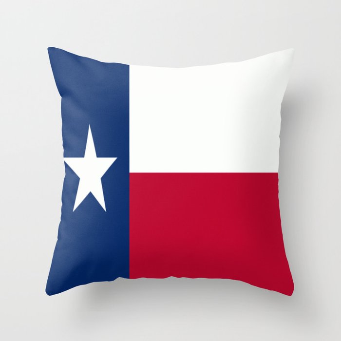 Lone Star Texas State Flag Throw Pillow By Daddydan Society6
