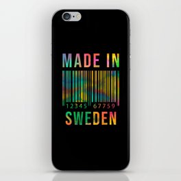 Sweden Born Made In Sweden iPhone Skin