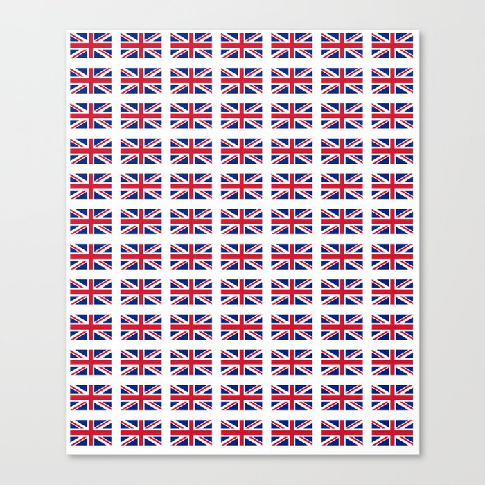 flag of uk 3 - London,united kingdom,england,english,british,great britain,Glasgow,scotland,wales Canvas Print
