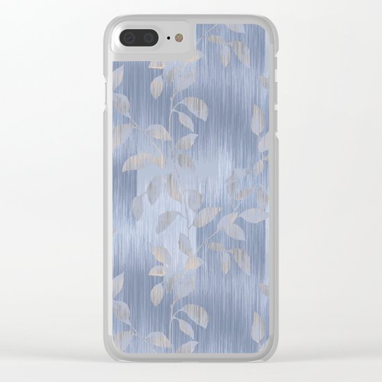 Delicate Floral Pattern 09 Clear iPhone Case