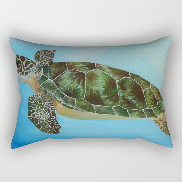 Green Sea Turtle Painting Ocean Paintings Sea Life Painting