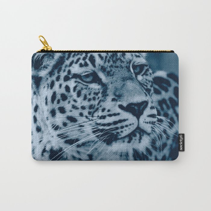 Minty Oreo Leopard Carry-All Pouch
