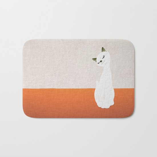 cat doll Bath Mat