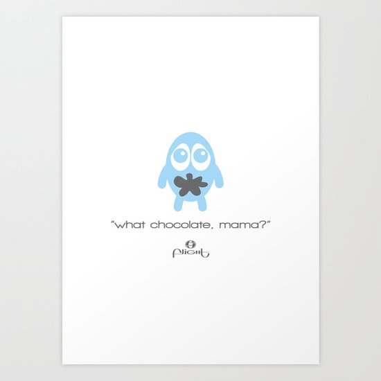 Chocolate Art Print