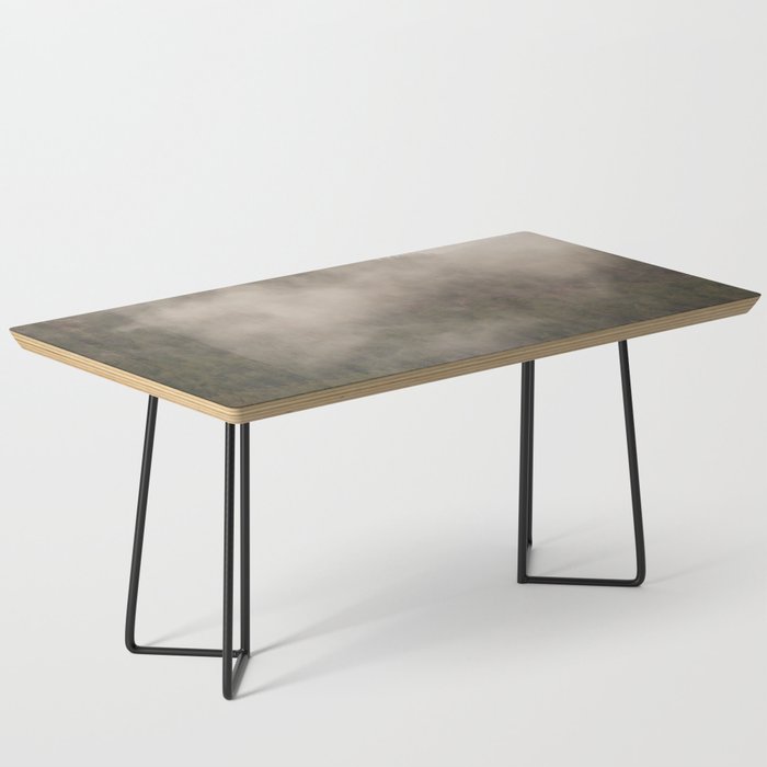 Scottish Highlands Misty Pine Forest Coffee Table
