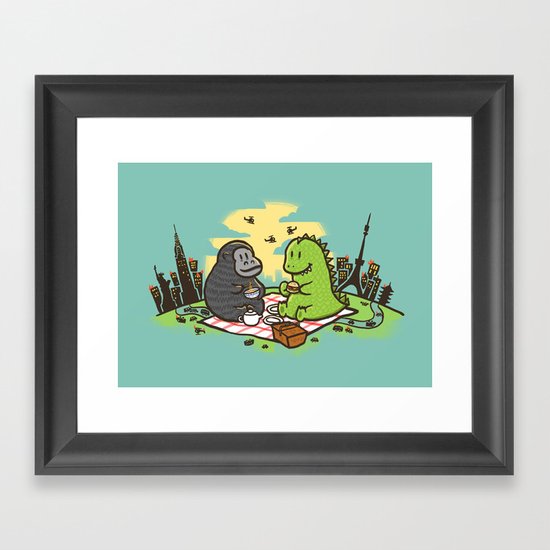 Let's have a break Framed Art Print