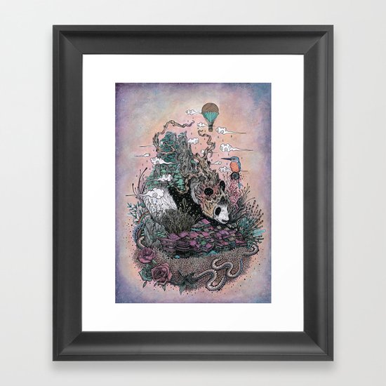Land of the Sleeping Giant Framed Art Print