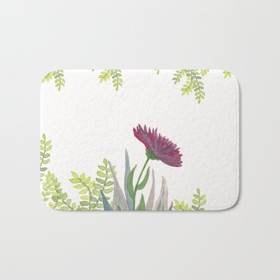 Botanical vibes 08 Bath Mat
